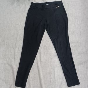 Pull On Straight Leg High Rise Career Pants Medium